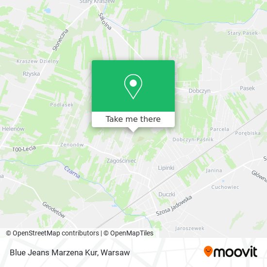 Blue Jeans Marzena Kur map