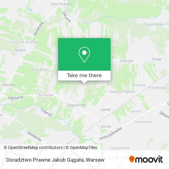 Doradztwo Prawne Jakub Gągała map