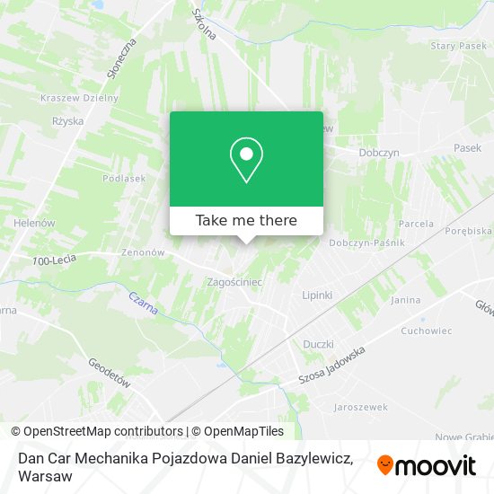 Dan Car Mechanika Pojazdowa Daniel Bazylewicz map