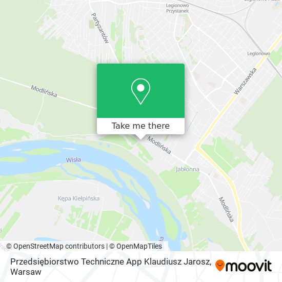 Przedsiębiorstwo Techniczne App Klaudiusz Jarosz map