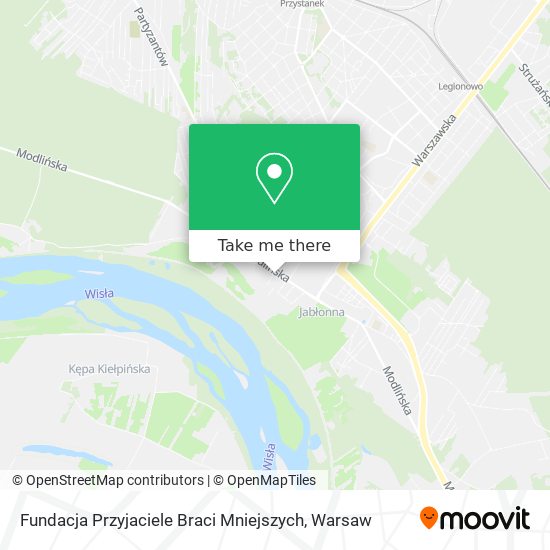 Fundacja Przyjaciele Braci Mniejszych map