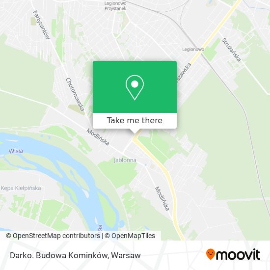 Darko. Budowa Kominków map