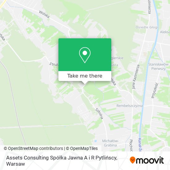 Assets Consulting Spółka Jawna A i R Pytlińscy map