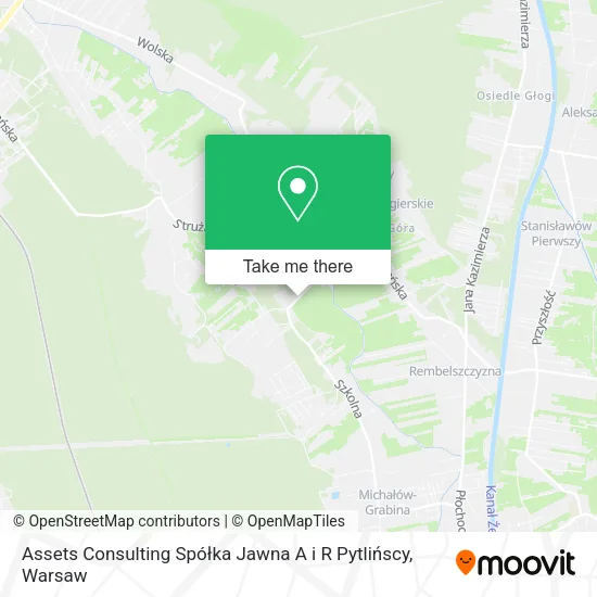 Assets Consulting Spółka Jawna A i R Pytlińscy map