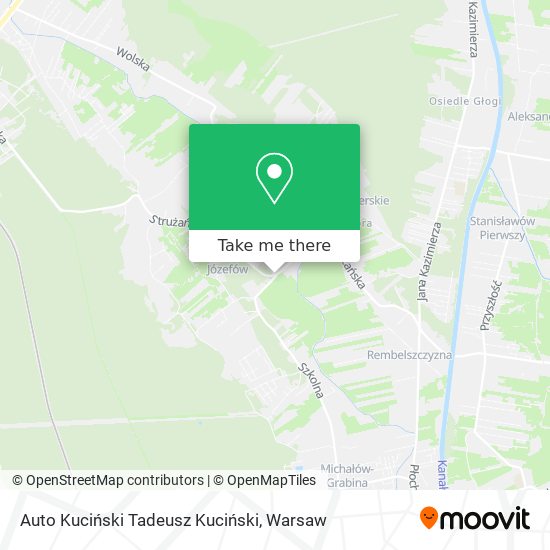 Auto Kuciński Tadeusz Kuciński map