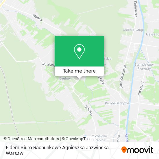 Fidem Biuro Rachunkowe Agnieszka Jaźwińska map