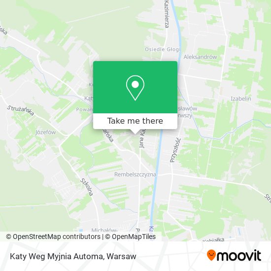 Katy Weg Myjnia Automa map