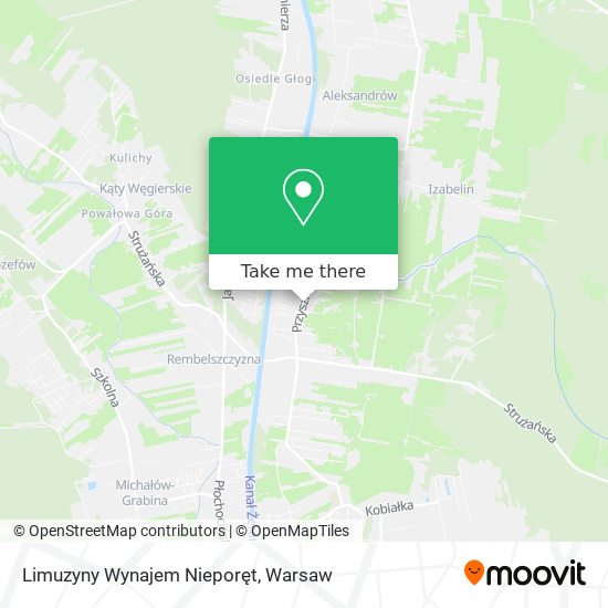 Limuzyny Wynajem Nieporęt map