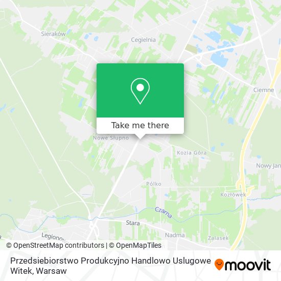 Przedsiebiorstwo Produkcyjno Handlowo Uslugowe Witek map