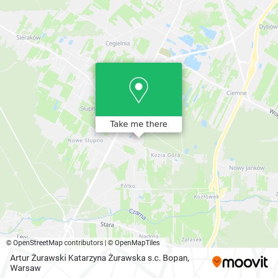 Artur Żurawski Katarzyna Żurawska s.c. Bopan map