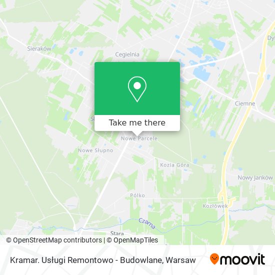 Kramar. Usługi Remontowo - Budowlane map