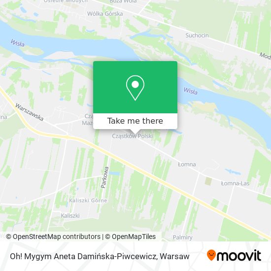 Oh! Mygym Aneta Damińska-Piwcewicz map