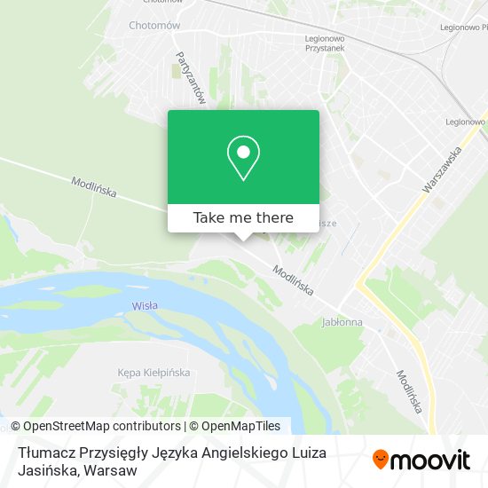 Tłumacz Przysięgły Języka Angielskiego Luiza Jasińska map