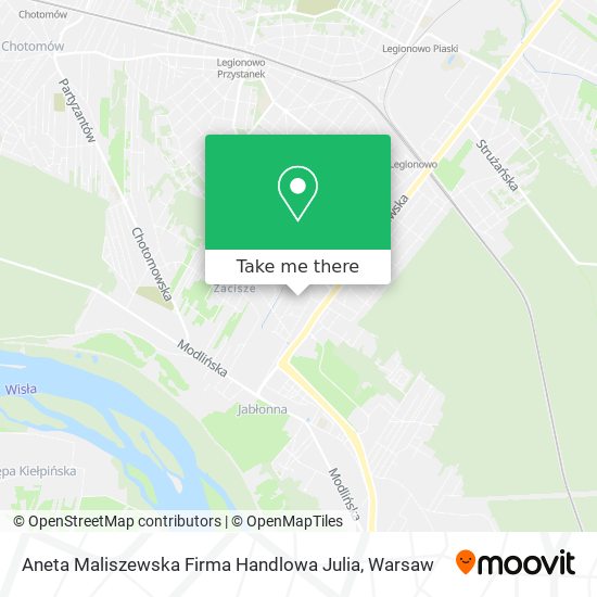 Aneta Maliszewska Firma Handlowa Julia map