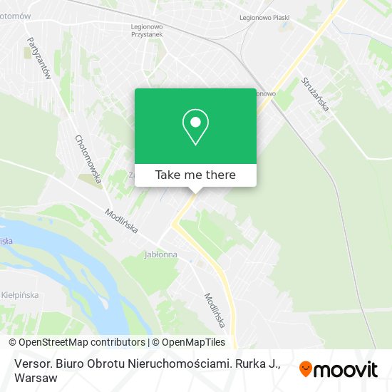 Versor. Biuro Obrotu Nieruchomościami. Rurka J. map