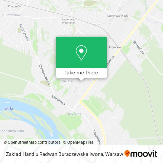 Zakład Handlu Radwan Buraczewska Iwona map