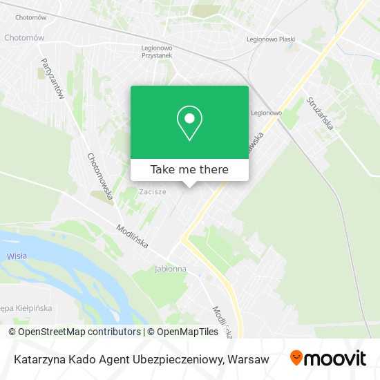 Katarzyna Kado Agent Ubezpieczeniowy map