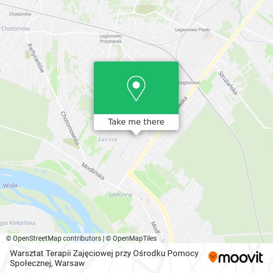 Warsztat Terapii Zajęciowej przy Ośrodku Pomocy Społecznej map