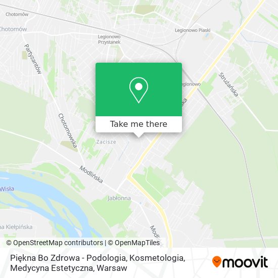 Piękna Bo Zdrowa - Podologia, Kosmetologia, Medycyna Estetyczna map