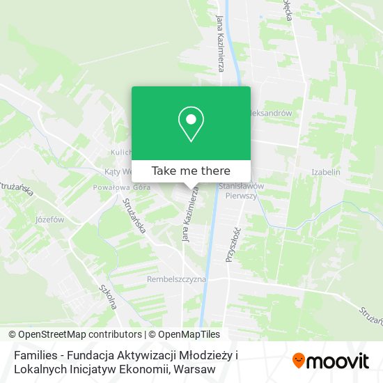 Families - Fundacja Aktywizacji Młodzieży i Lokalnych Inicjatyw Ekonomii map