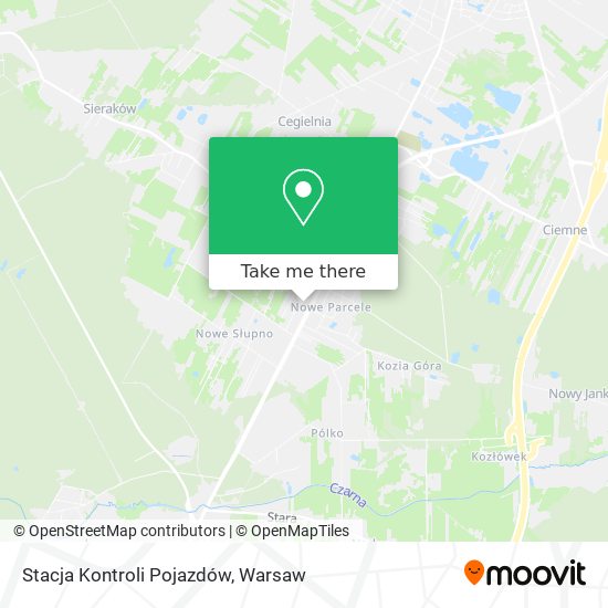 Stacja Kontroli Pojazdów map