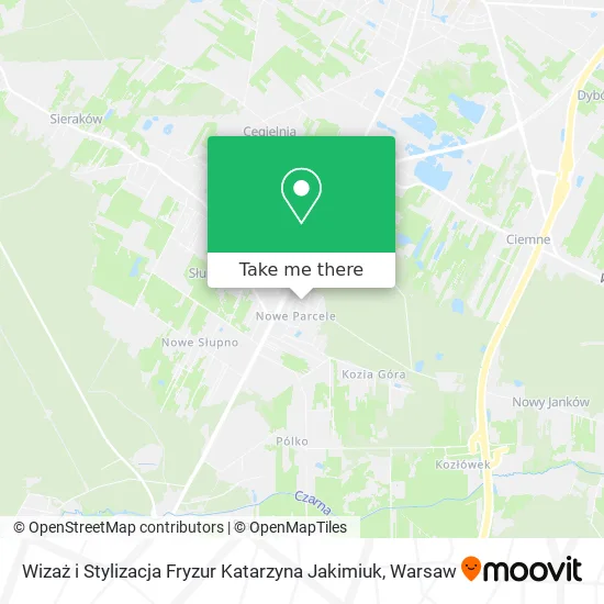 Wizaż i Stylizacja Fryzur Katarzyna Jakimiuk map