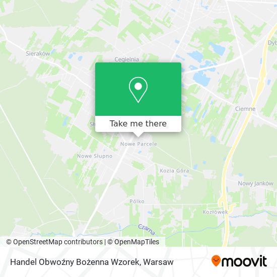 Handel Obwoźny Bożenna Wzorek map