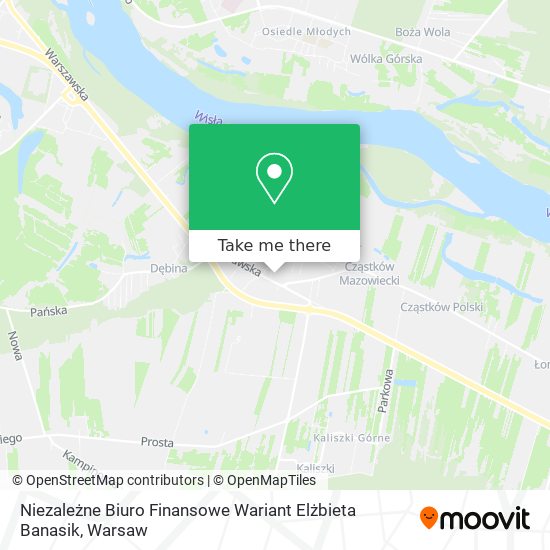 Niezależne Biuro Finansowe Wariant Elżbieta Banasik map