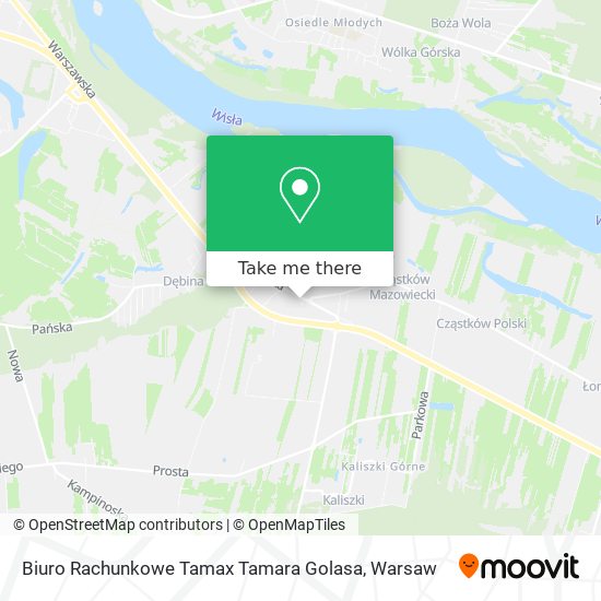 Biuro Rachunkowe Tamax Tamara Golasa map