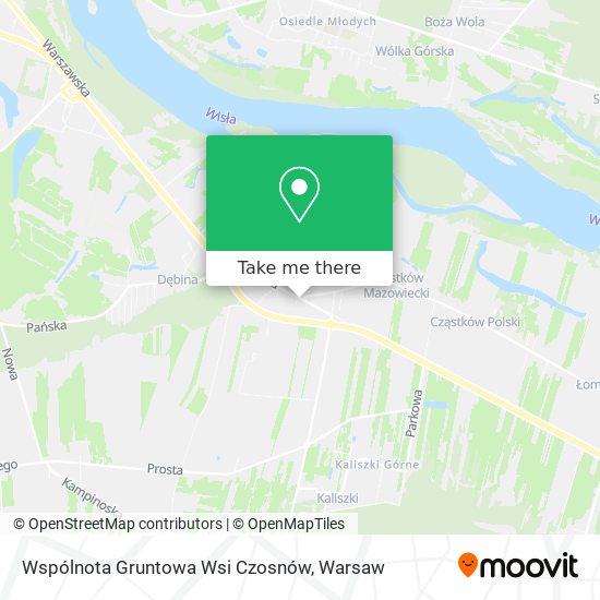 Карта Wspólnota Gruntowa Wsi Czosnów