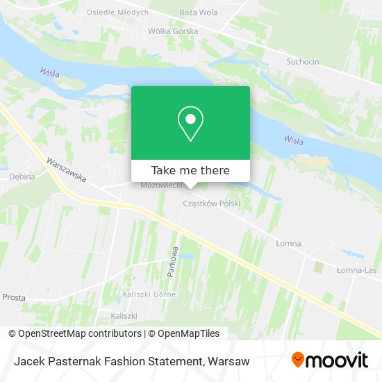 Jacek Pasternak Fashion Statement map