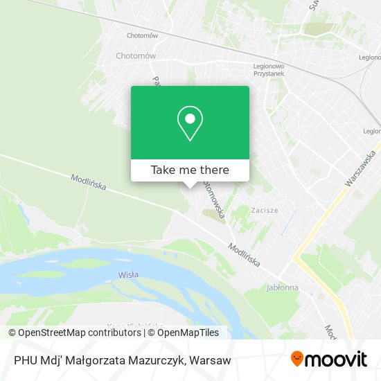 PHU Mdj' Małgorzata Mazurczyk map