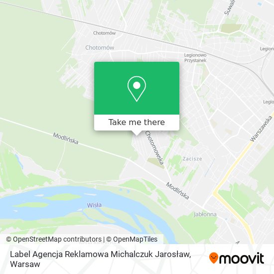 Label Agencja Reklamowa Michalczuk Jarosław map