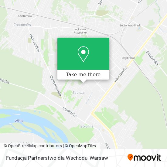 Fundacja Partnerstwo dla Wschodu map