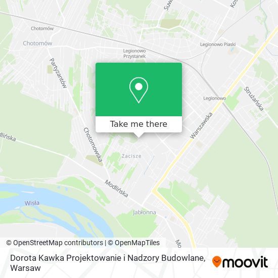 Dorota Kawka Projektowanie i Nadzory Budowlane map