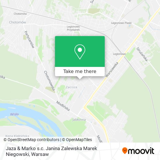 Jaza & Marko s.c. Janina Zalewska Marek Niegowski map