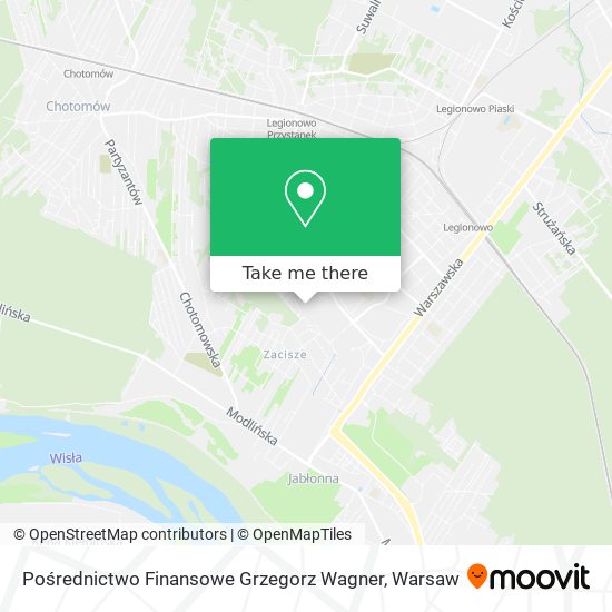 Pośrednictwo Finansowe Grzegorz Wagner map