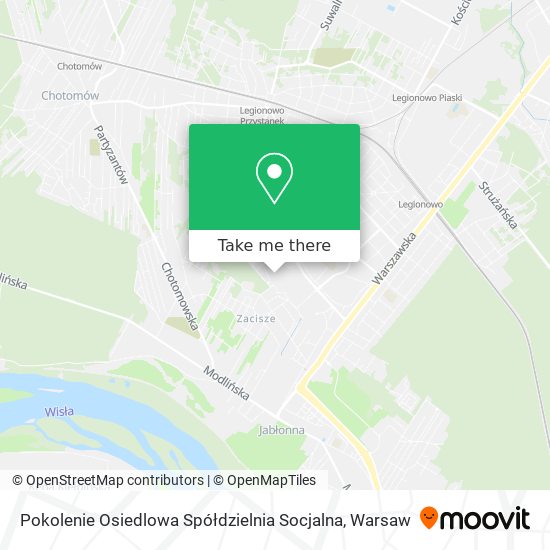 Pokolenie Osiedlowa Spółdzielnia Socjalna map