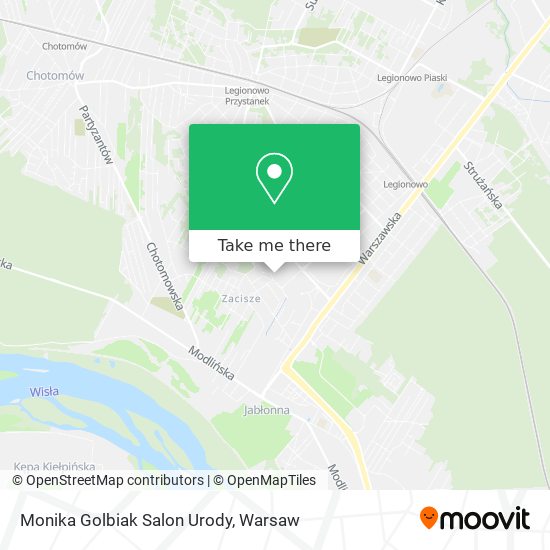 Monika Golbiak Salon Urody map