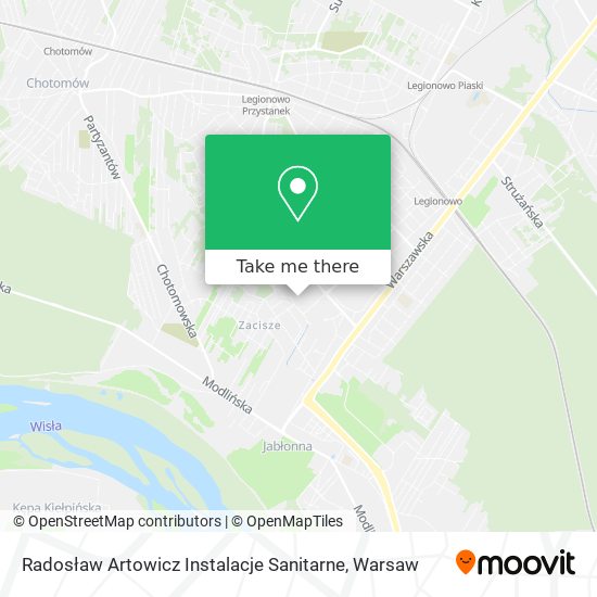 Radosław Artowicz Instalacje Sanitarne map