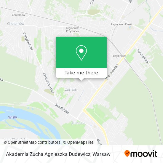 Akademia Zucha Agnieszka Dudewicz map