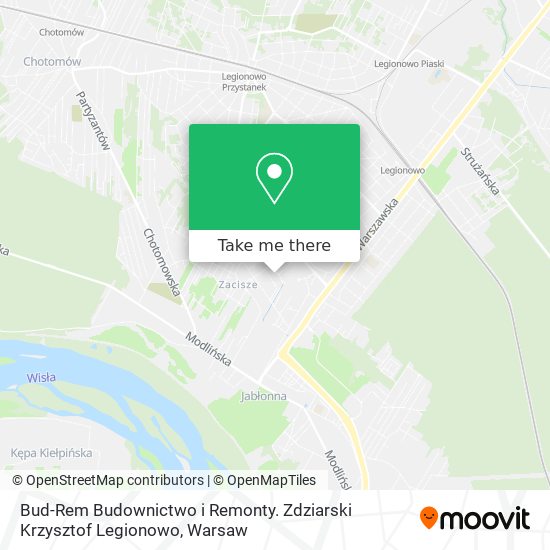 Bud-Rem Budownictwo i Remonty. Zdziarski Krzysztof Legionowo map