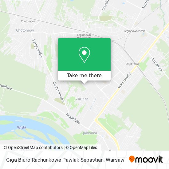 Giga Biuro Rachunkowe Pawlak Sebastian map