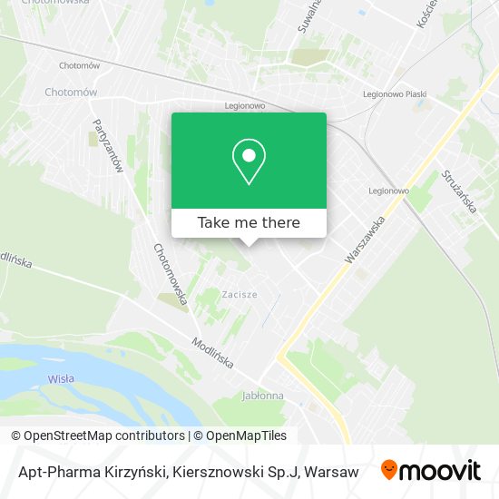 Apt-Pharma Kirzyński, Kiersznowski Sp.J map