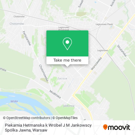 Piekarnia Hetmanska k Wróbel J M Jankowscy Spólka Jawna map