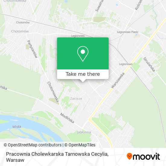 Карта Pracownia Cholewkarska Tarnowska Cecylia