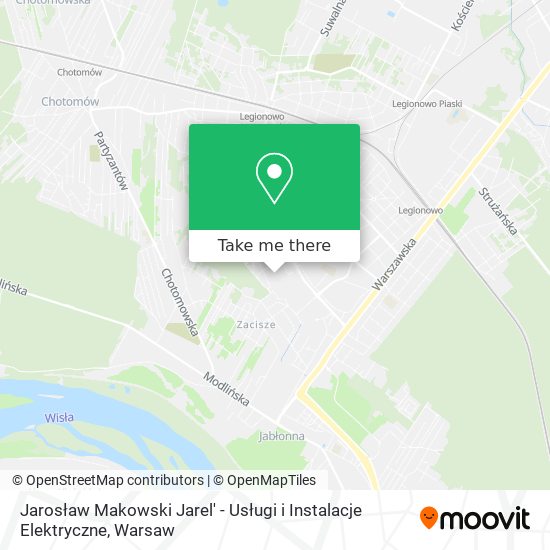 Jarosław Makowski Jarel' - Usługi i Instalacje Elektryczne map