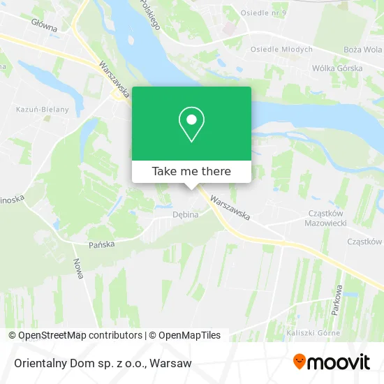 Карта Orientalny Dom sp. z o.o.