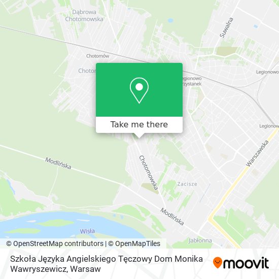 Szkoła Języka Angielskiego Tęczowy Dom Monika Wawryszewicz map