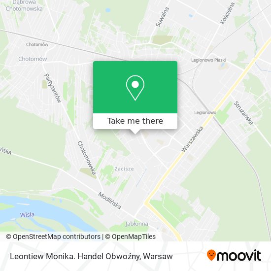 Leontiew Monika. Handel Obwoźny map